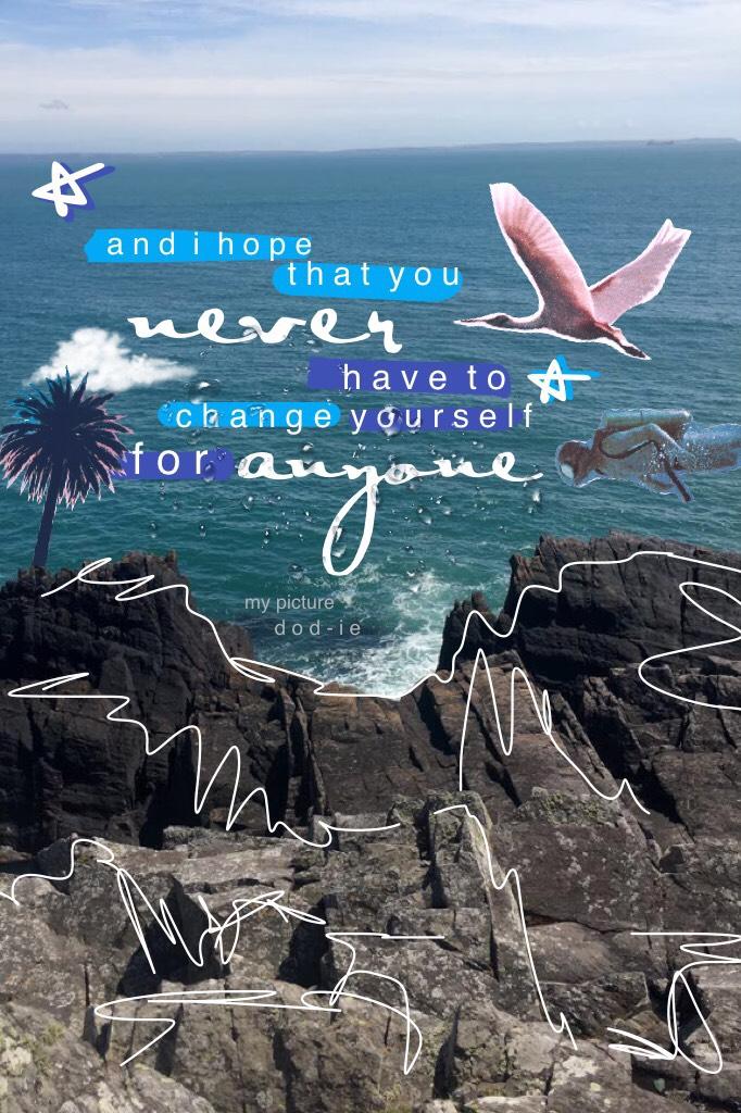 •tap•
•saturday at last!😌•
•🌊🌸🌊•
•this is my picture!! i’ll leave the original in the remixes, why don’t you have a go? tag it with #dodiesea!😊•
•qotc: where would you like to go?✈️•