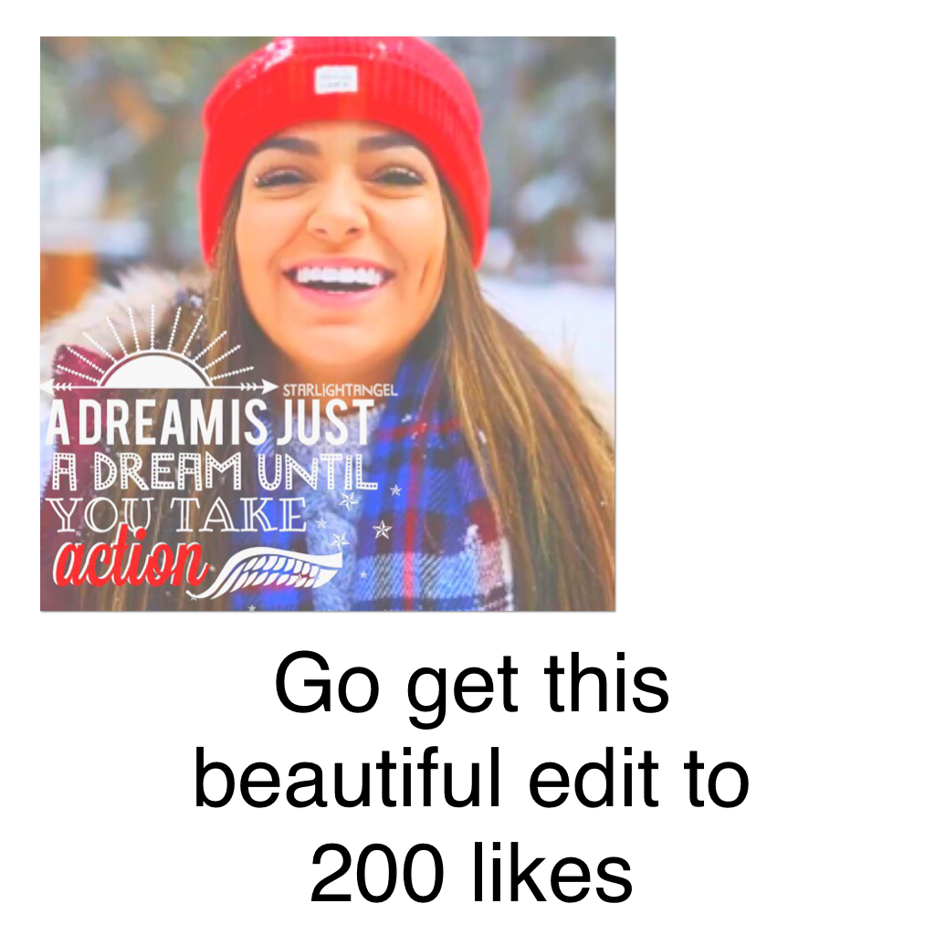 Her goals is 200 likes you can do it guys