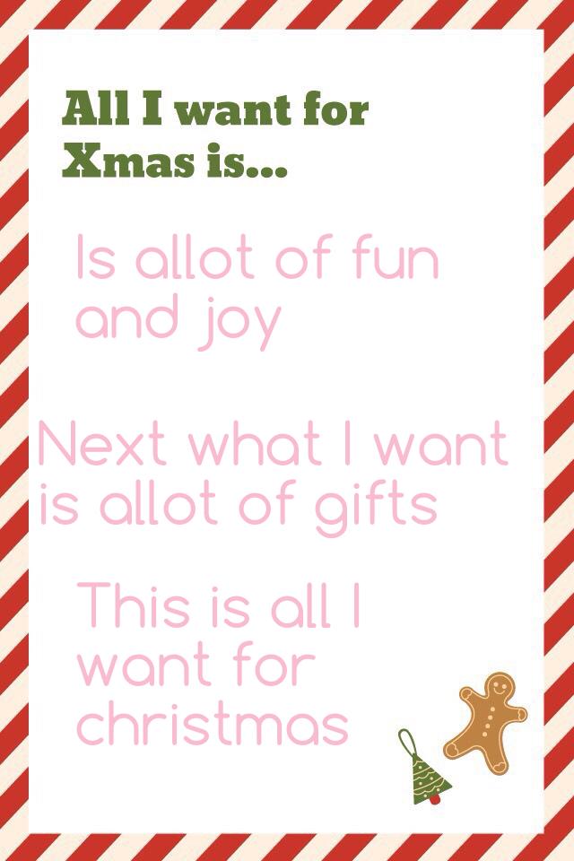 I need a Christmas list??😉😜