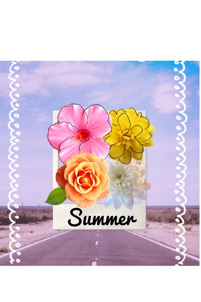 Summer flowers!! 
#sky #flowers #tumblr 