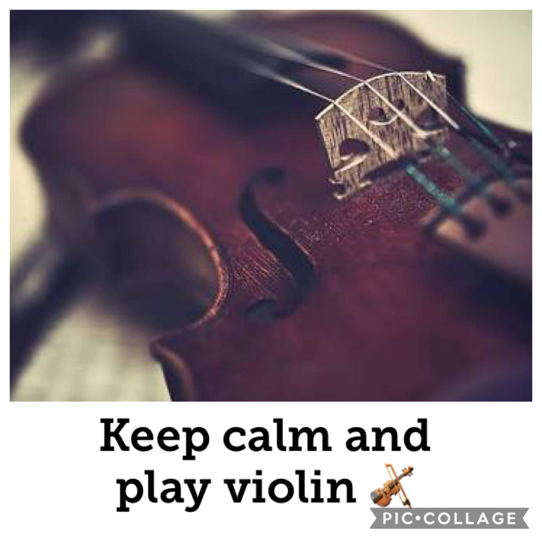 Keep calm and play violin 