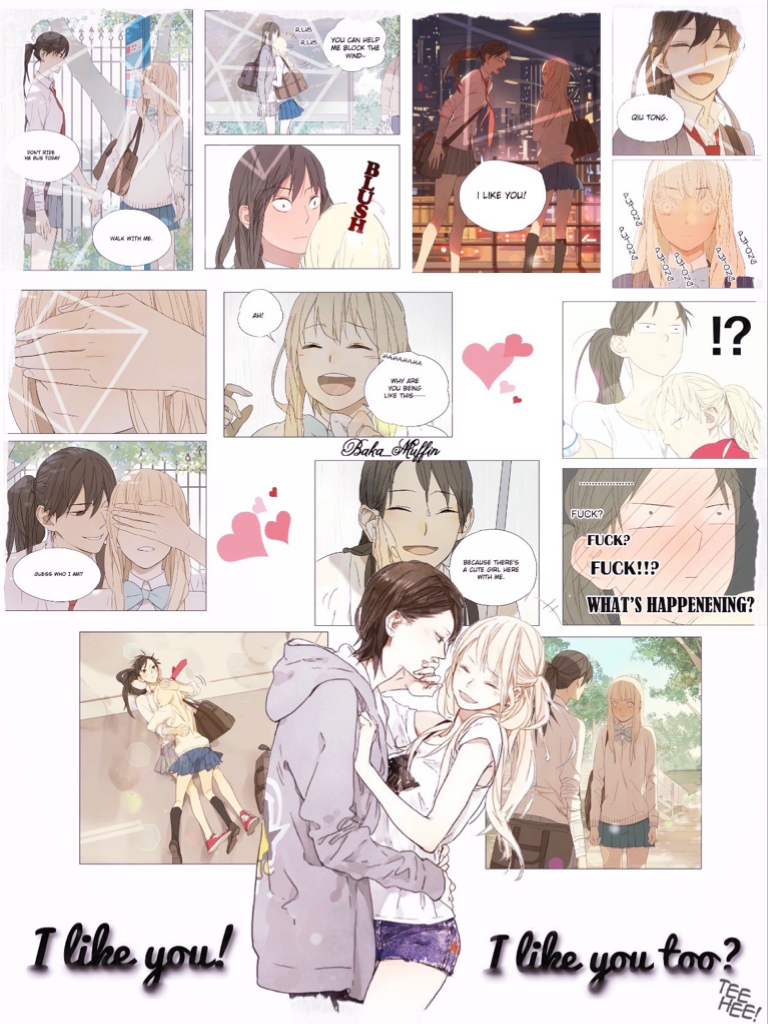 This manga is so cute and pure..gah I just love it 💕 manga name: Tamen De Gushi (110/10 would recommend 👌🏻)
