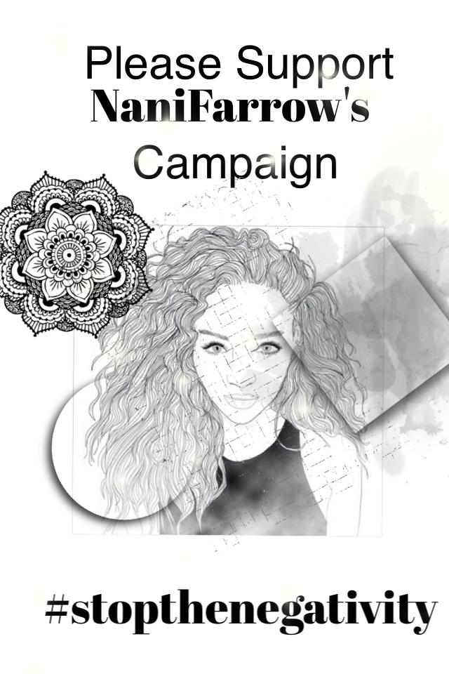 👾Click👾
Plz help to support NaniFarrow's campaign 
xoxo👑
