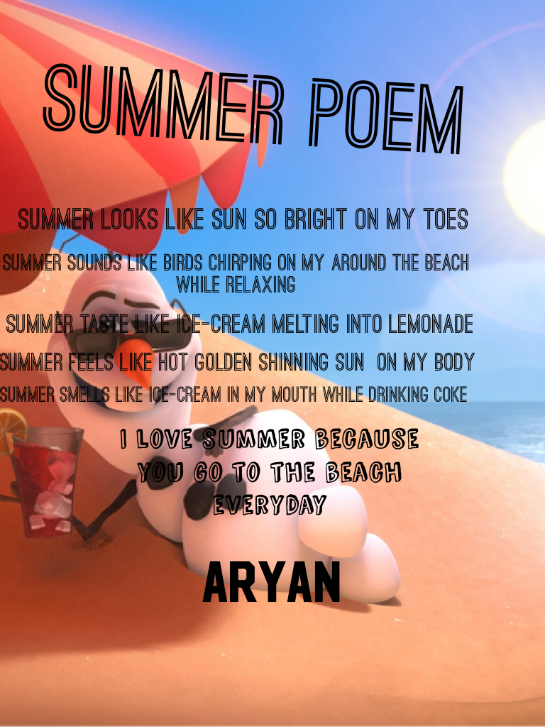 Summer poem 