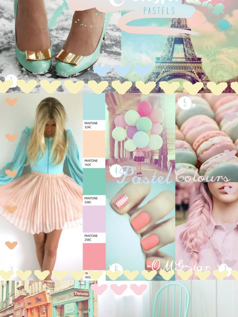 Pastel colours. Like and follow