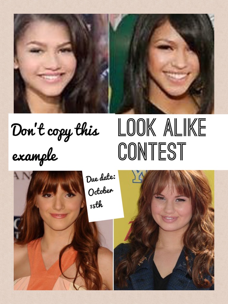 Look alike contest