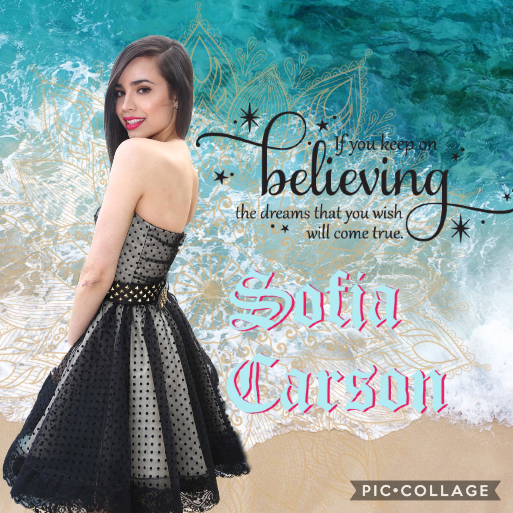Sofia Carson collage 
