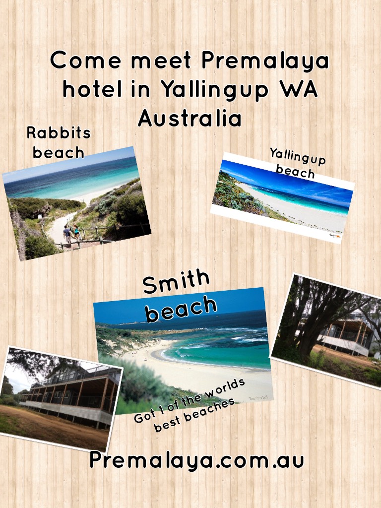 Come meet Premalaya hotel in Yallingup WA Australia 
Hotels of fun with dams waterfalls lambs,chickens and dogs runned by Hayley lane who does yoga massages and retreats and scott lane who love parties with crayfish catching as well as surfing see you all