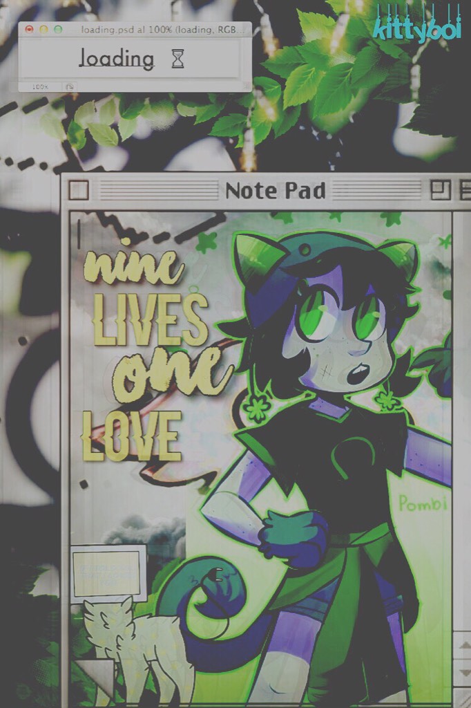 💚Tap💚
I finally learned how to download more fonts and tried them out lol, idk what this is supposed to be but Nepeta aesthetic thing??? Im kinda proud of it 