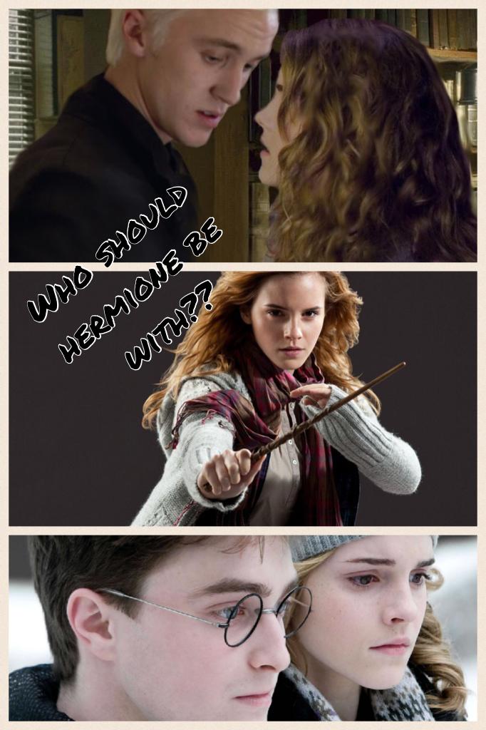 Who should hermione be with??
