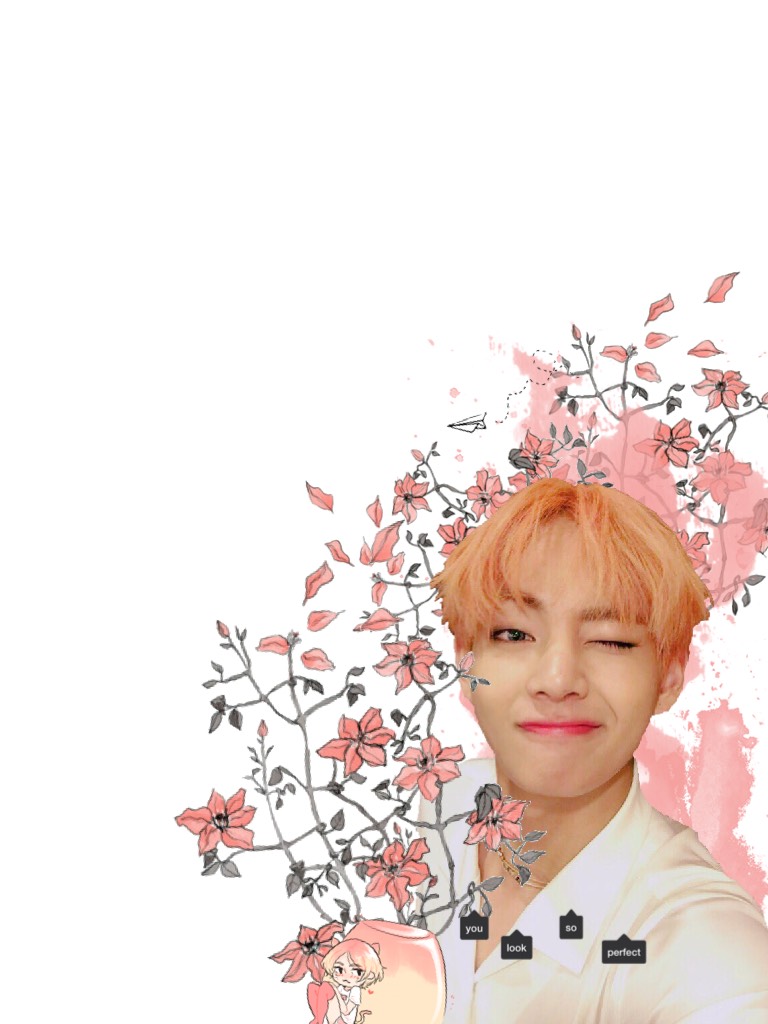 hey! I haven't been on in a while. here's taehyung :)) you can follow me on ig: bhuwakewls ! I was going to post this with lyrics from "I NEED U" but this looked better. 