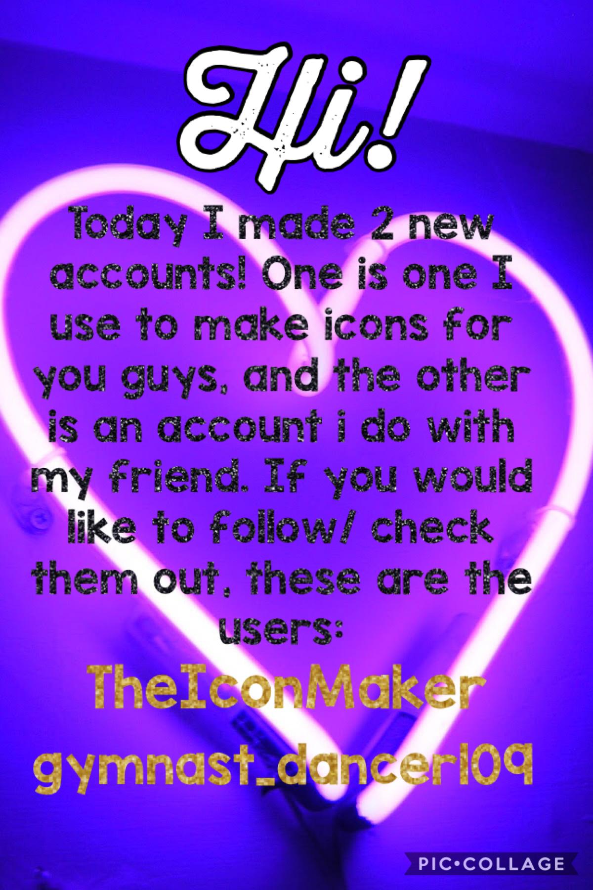 I will be posting on these accounts soon- once I put my first collage on TheIconMaker acc, comment if you want and icon, and what you want on it.