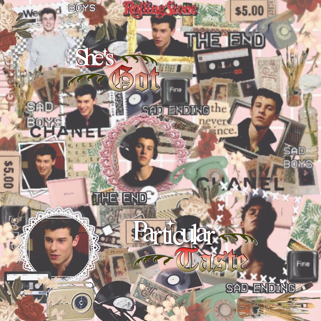 Honestly the ugliest thing tap 
I know I took forever but I just don't like it. Anyway go check out Shawn's new album//it features all great songs. 🌟
Song OTC: Particular Taste 🌩
Artist: Shawn Mendes 💞
🎫12 am✨