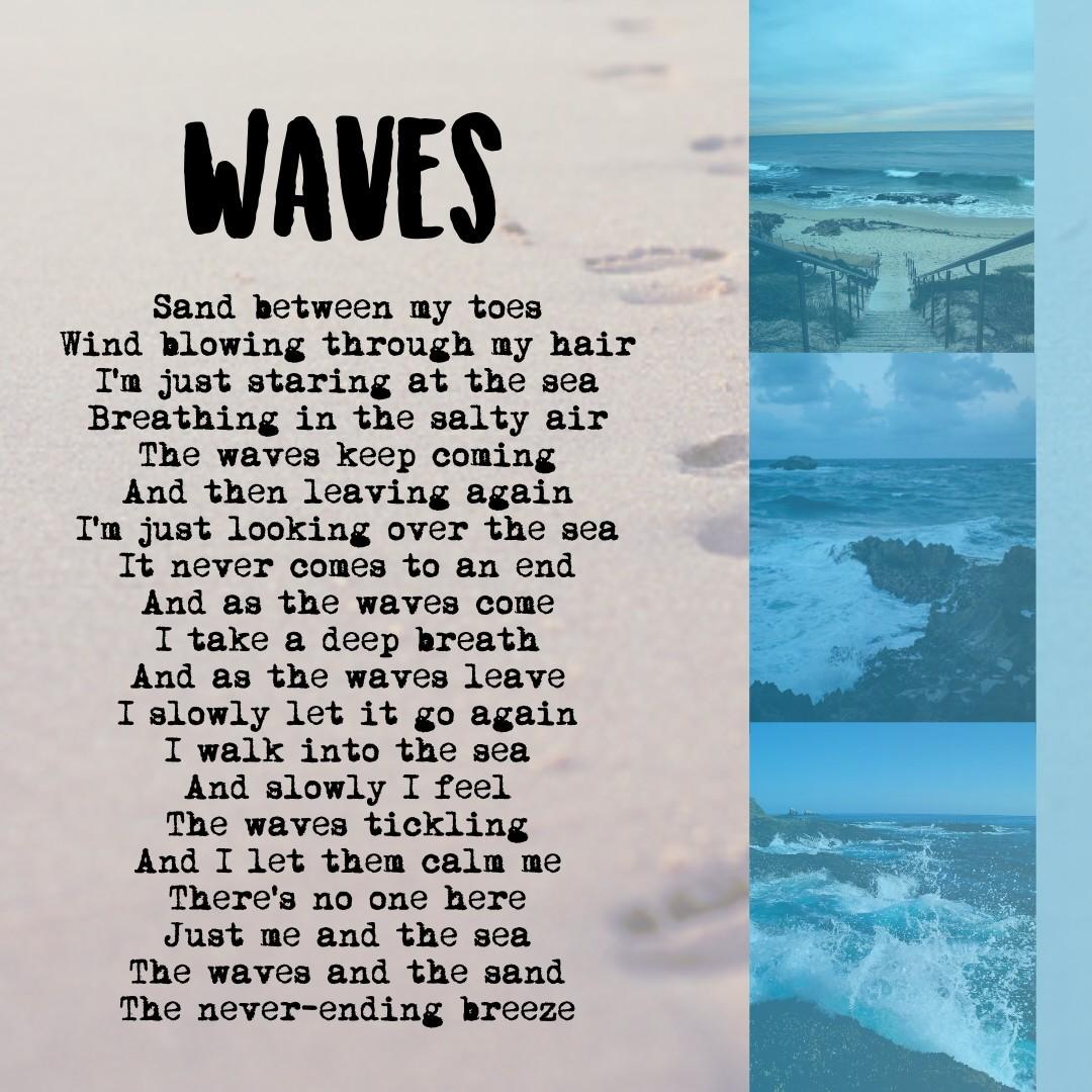 Sorry for being so inactive, but I'm back now. Also someone requested a beach poem, so here it is.