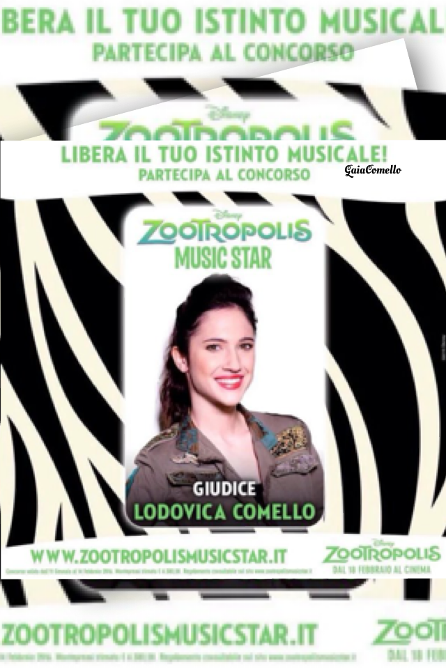 Hey guys!You can win a day with lodo!Chek out The website of zootropolis!Make your Own video,where You sing "Try Everything",The new Shakira song!(You can Also play an instrument)!The best video/clip win:1.A fotoshooting,And a videoclip2.A day with Lodo 3