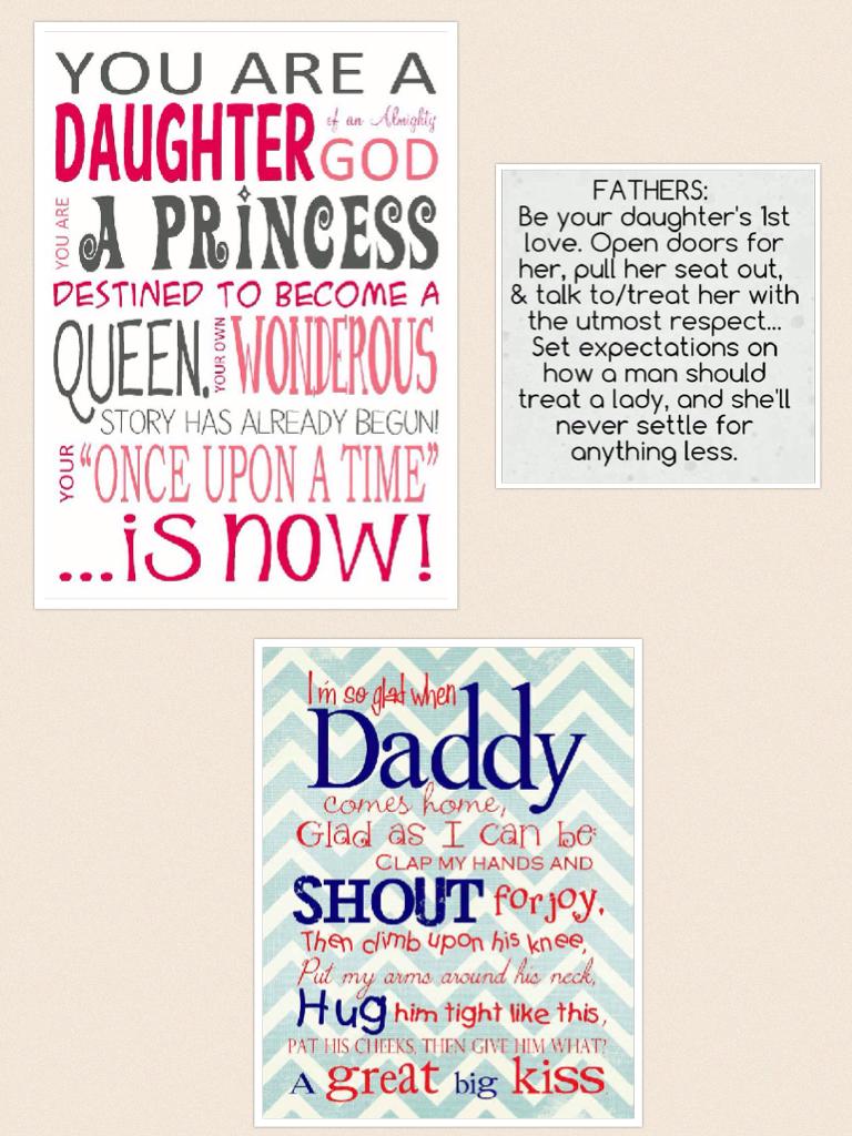 Daddy-Daughter Quotes. I am sorry I have not been on Pic-Collage in a long time. I'll start uploading again in Monday October 31