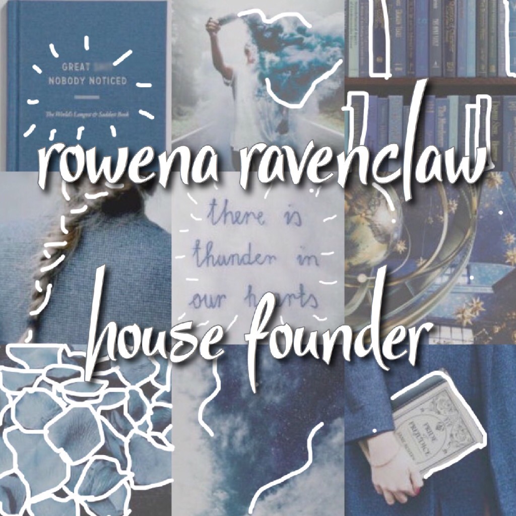 •Tap to activate 'Specialis Revelio'.•
•Did you like my little spell there?•
•I might do things like that more often!•
•This is my second post tonight and last until tomorrow.•
•Rowena Ravenclaw/ Ravenclaw House aesthetic.•