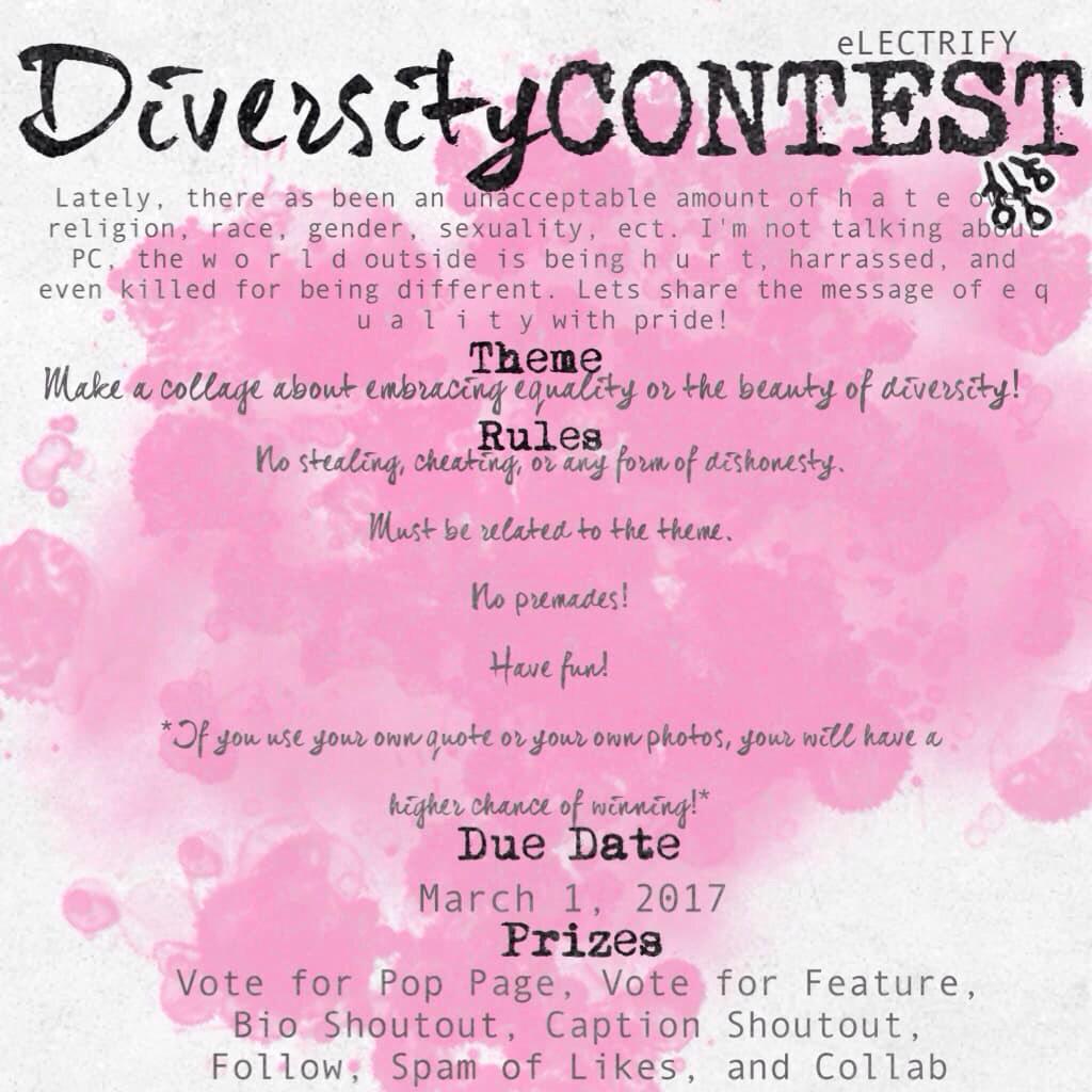 My first contest, guys! Please enter! TYSM for 200 followers! 💕Thought I'd be a bit different (😂unintended pun) with this contest!