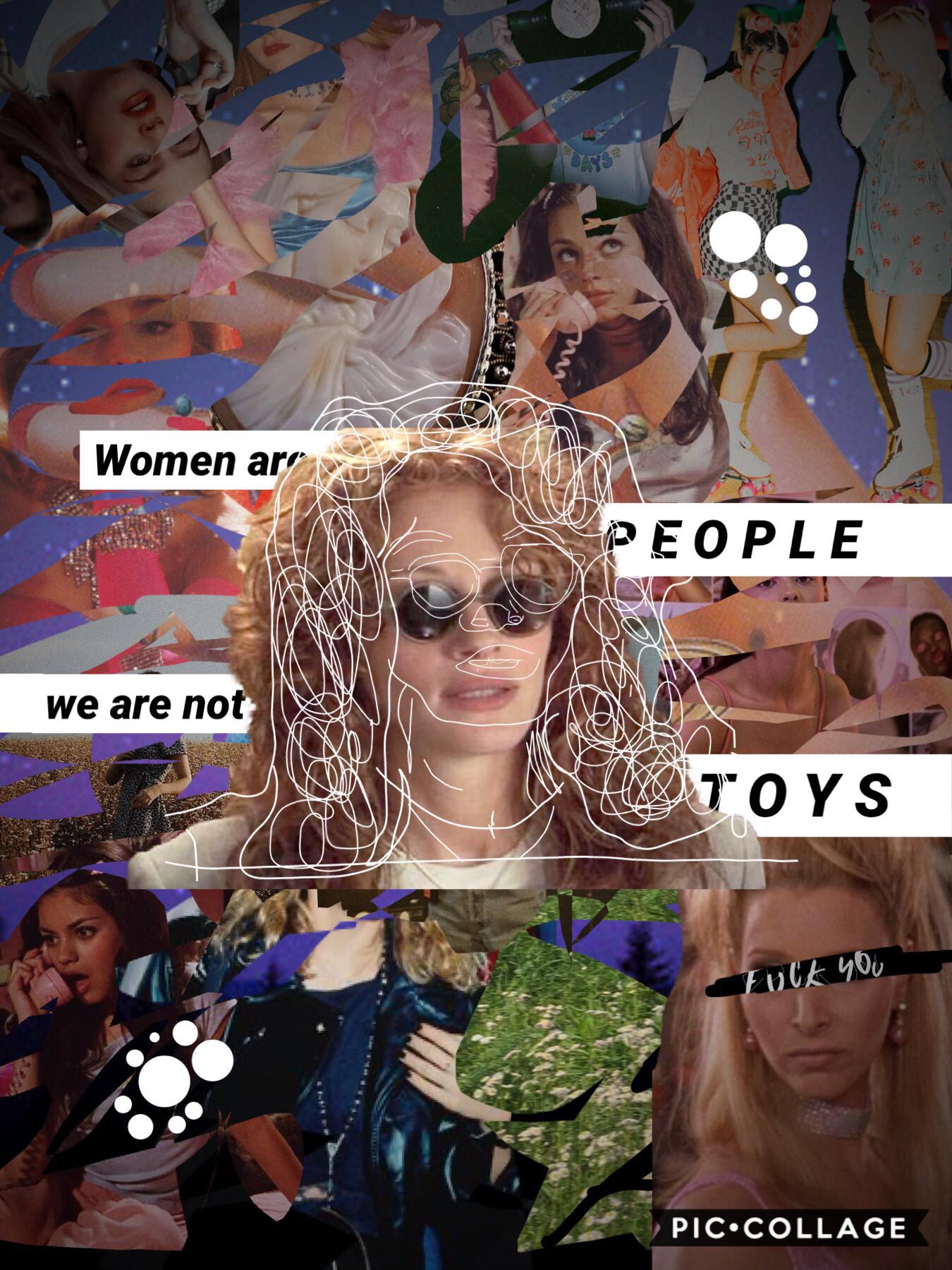 Tap
🦑this collage is weird🦑
I cut up lots of girls and it turns out it’s cool? The message is so powerful ✊, I guess? 