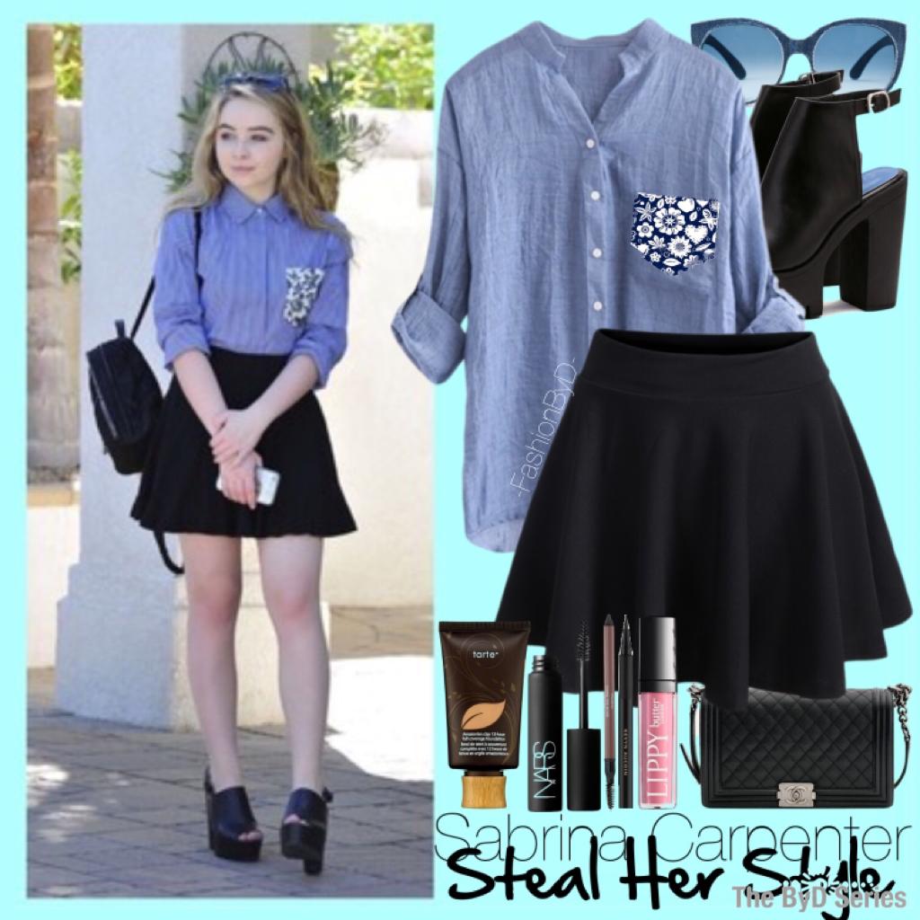 *reposted* Sabrina Carpenter Steal Her Style! Requested by: bubblegum1120 8/16/16
💛 Snapchat Acc: itsfashionbyd 💛
💙 Polyvore Acc: itsfashionbyd  💙 
💙 Pinterest Acc: itsFashionByD 💙
💜 We Heart It Acc: itsfashionbyd 💜
Lemme know if you followed me💞💞