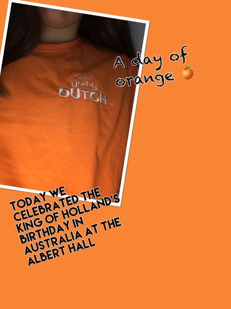 A day of orange 🍊 