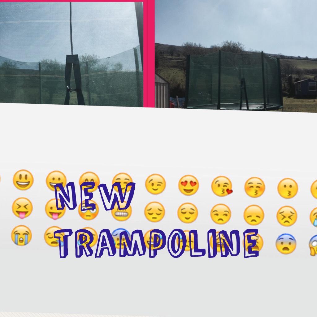 New trampoline 