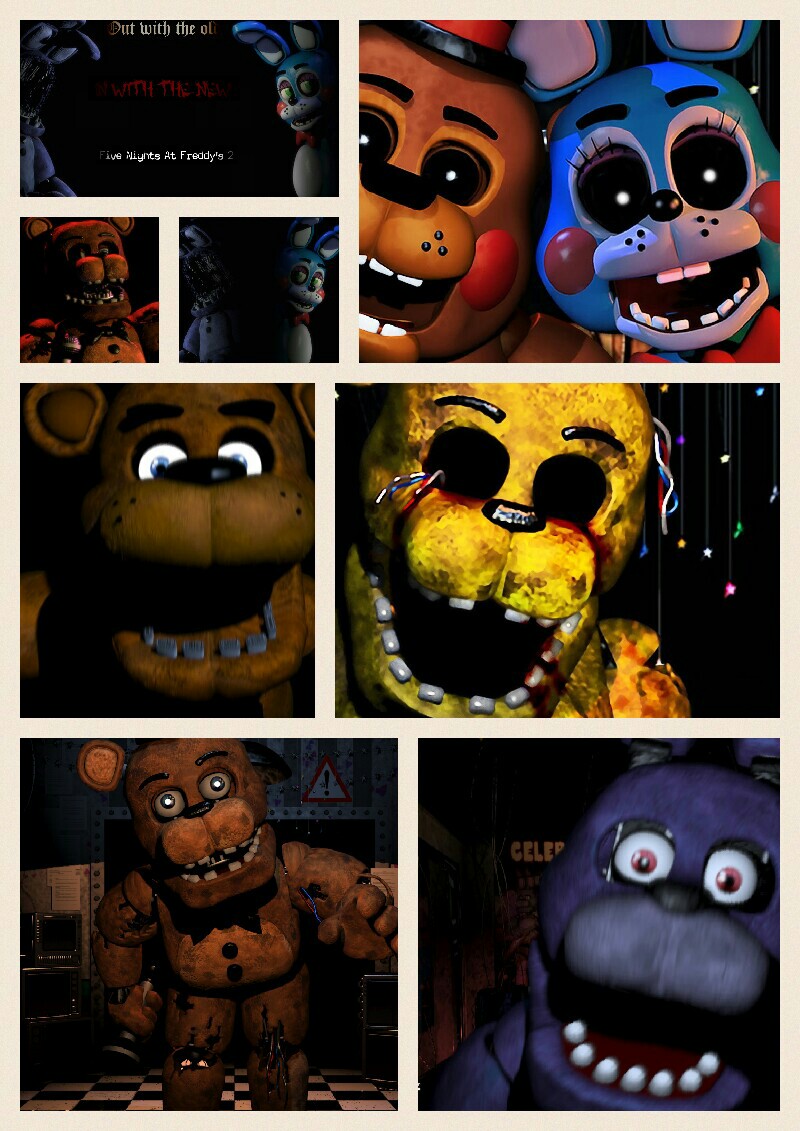 five nights at freddys 2 and 1