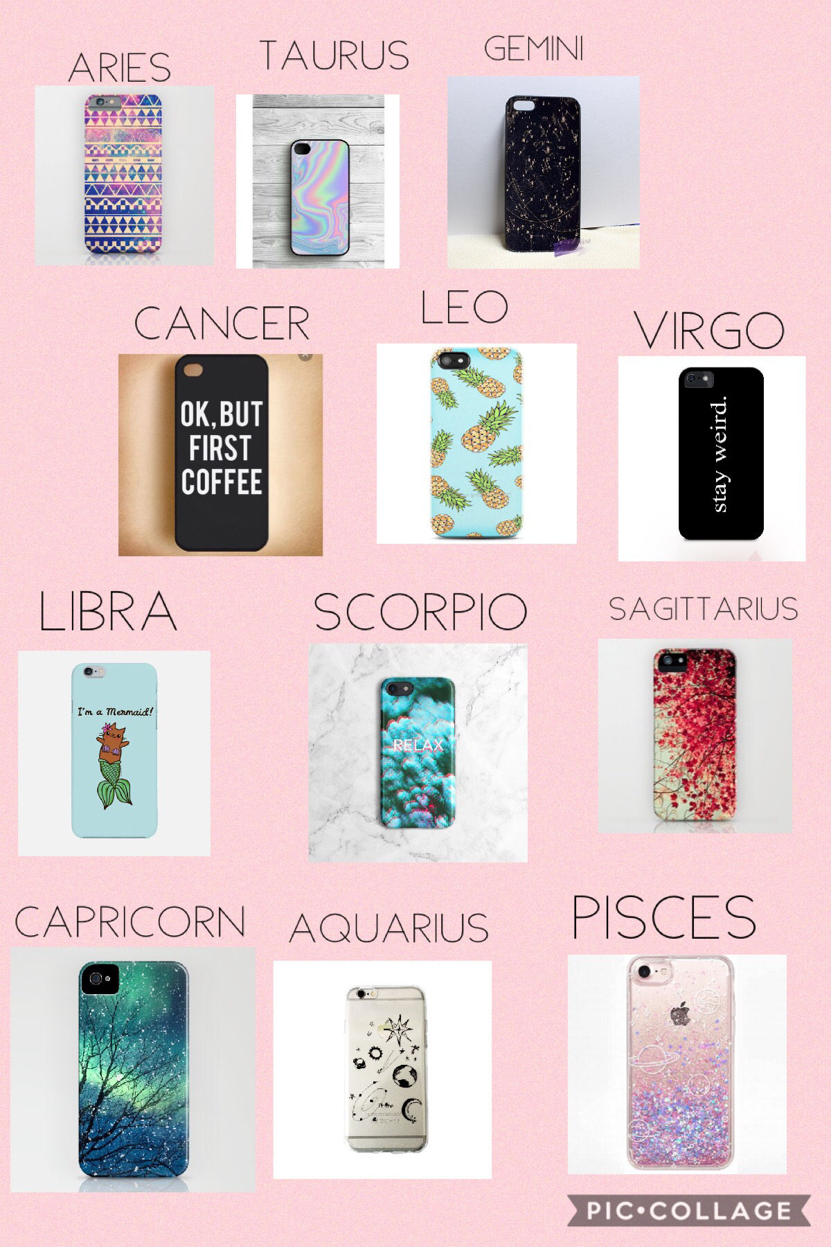 Signs as phone cases