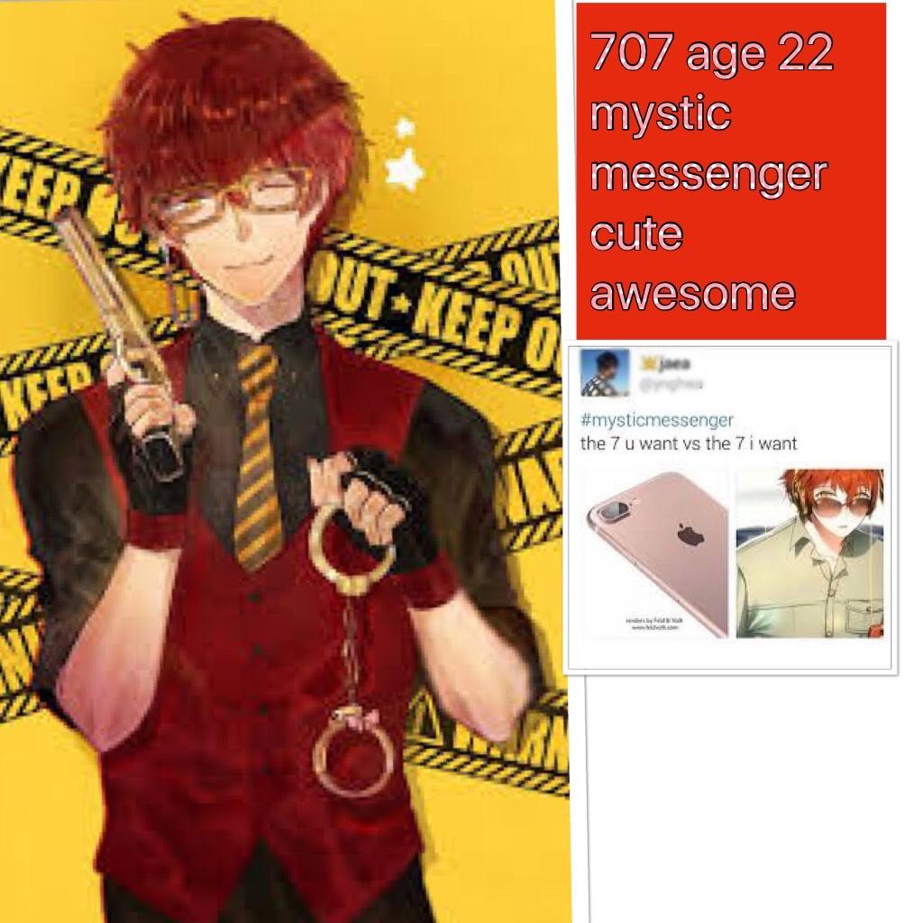 707 age 22 mystic messenger cute awesome 