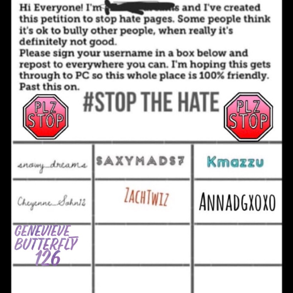 ✏️please sign and repost this✏️