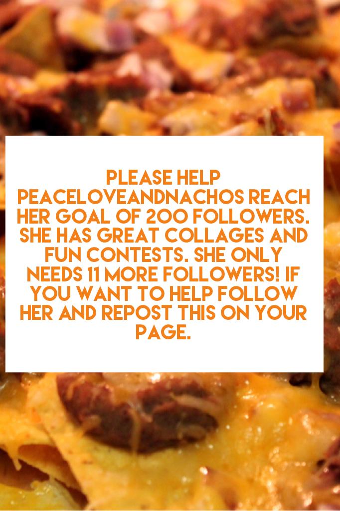 Please help PeaceLoveAndNachos!