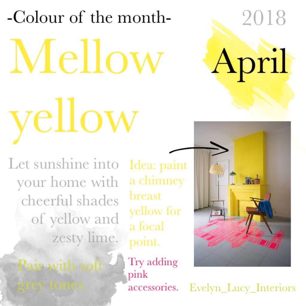 Colour of the month: April