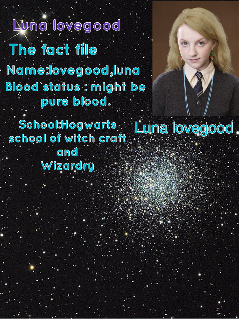 Luna lovegood the fact file!