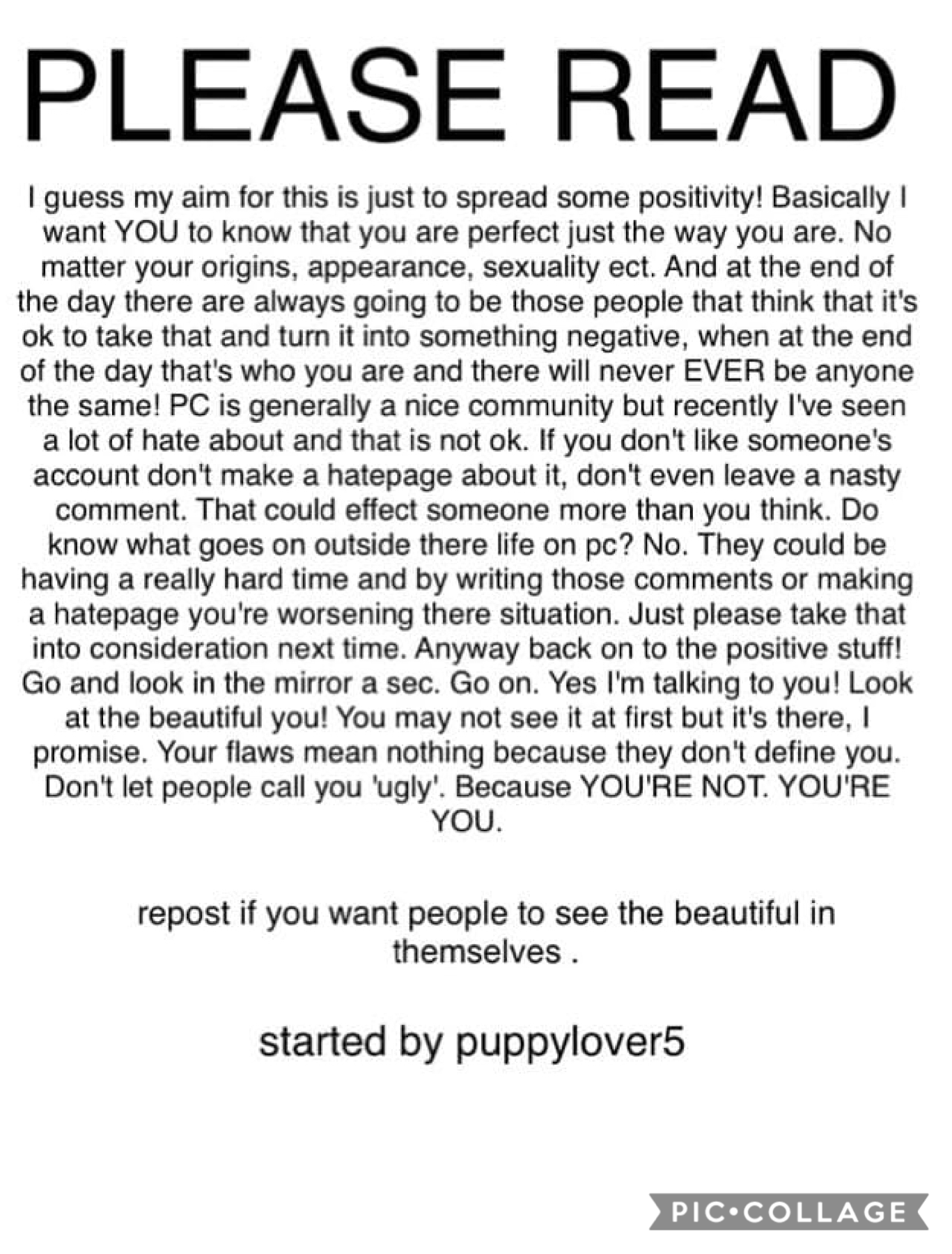 Shoutout to puppylover5
