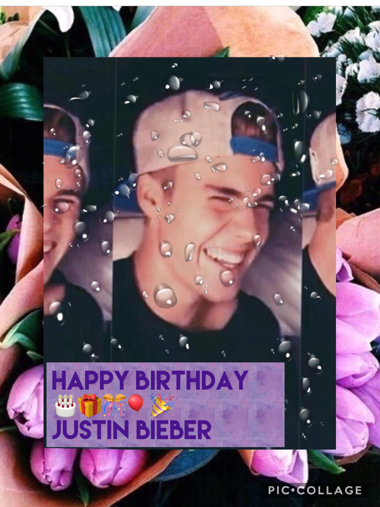 Happy birthday 🎂🎁🎊🎈🎉Justin Bieber 
