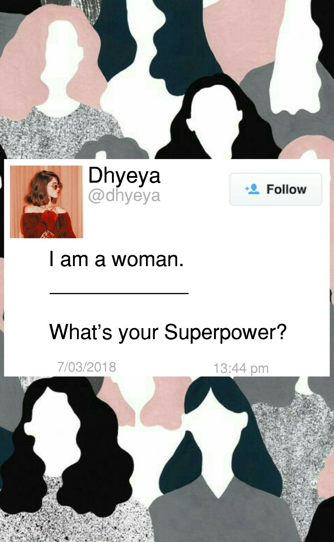 I love this one <3
Happy Women's Day in advance :) 

Que: Should I do more collages like this?