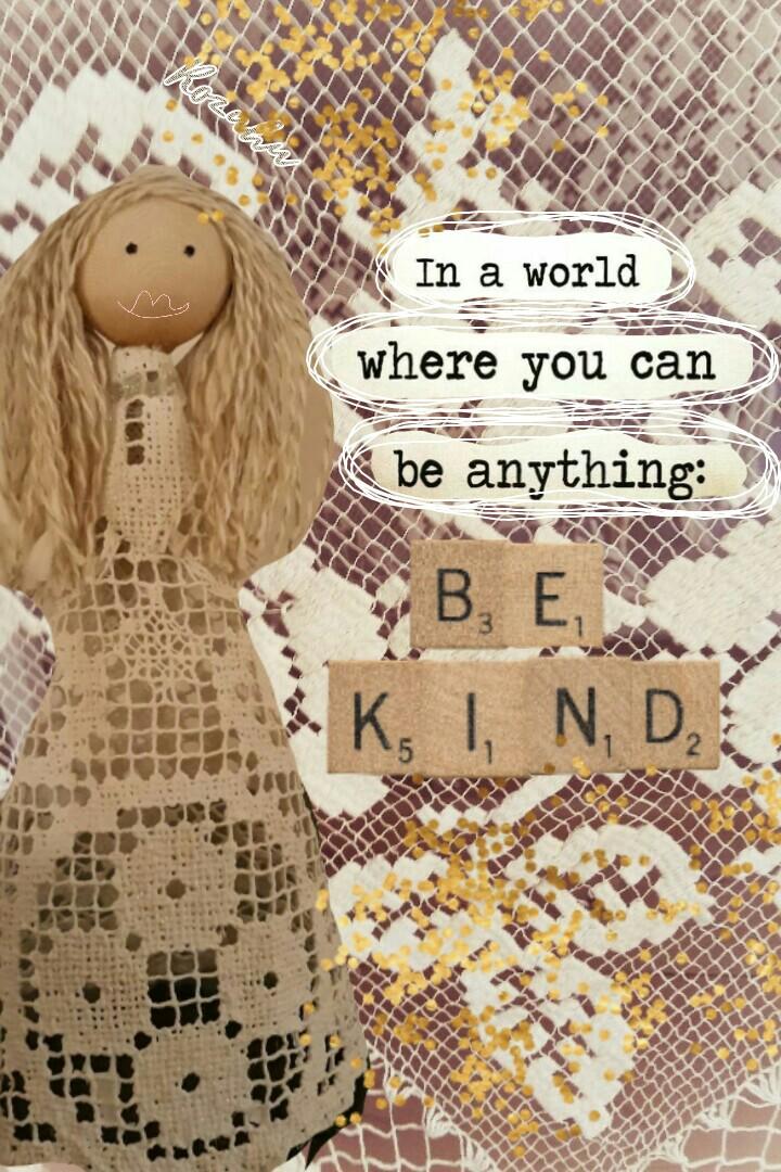 Yes, to be kind is really something that we all can be if we just try! ❤