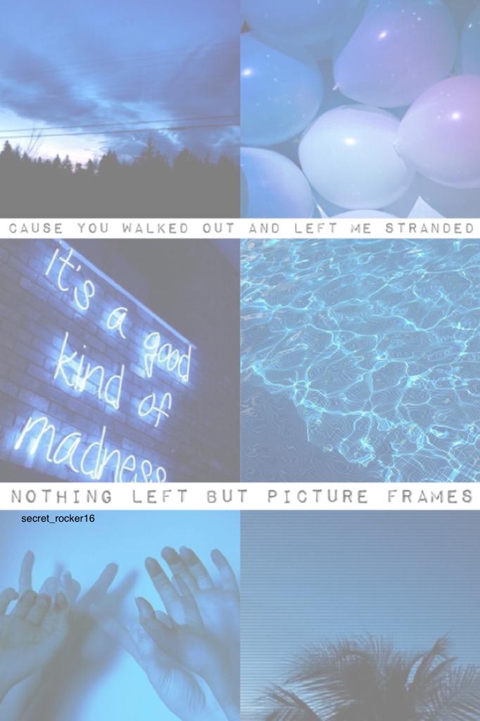 Castaway by 5sos 💙blue aesthetic💙