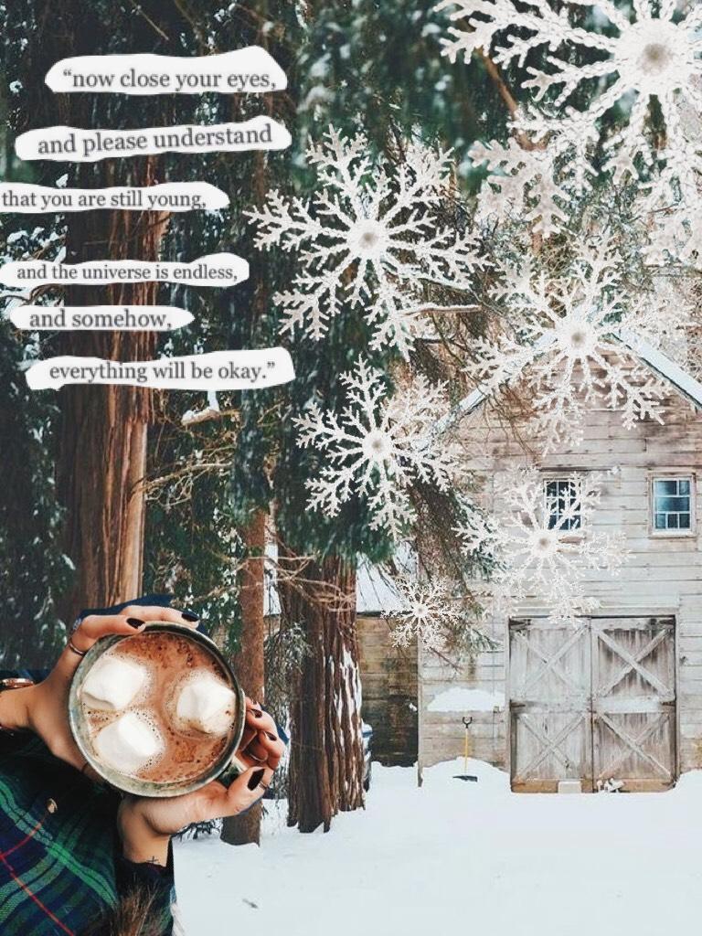 My first Winter themes collage!