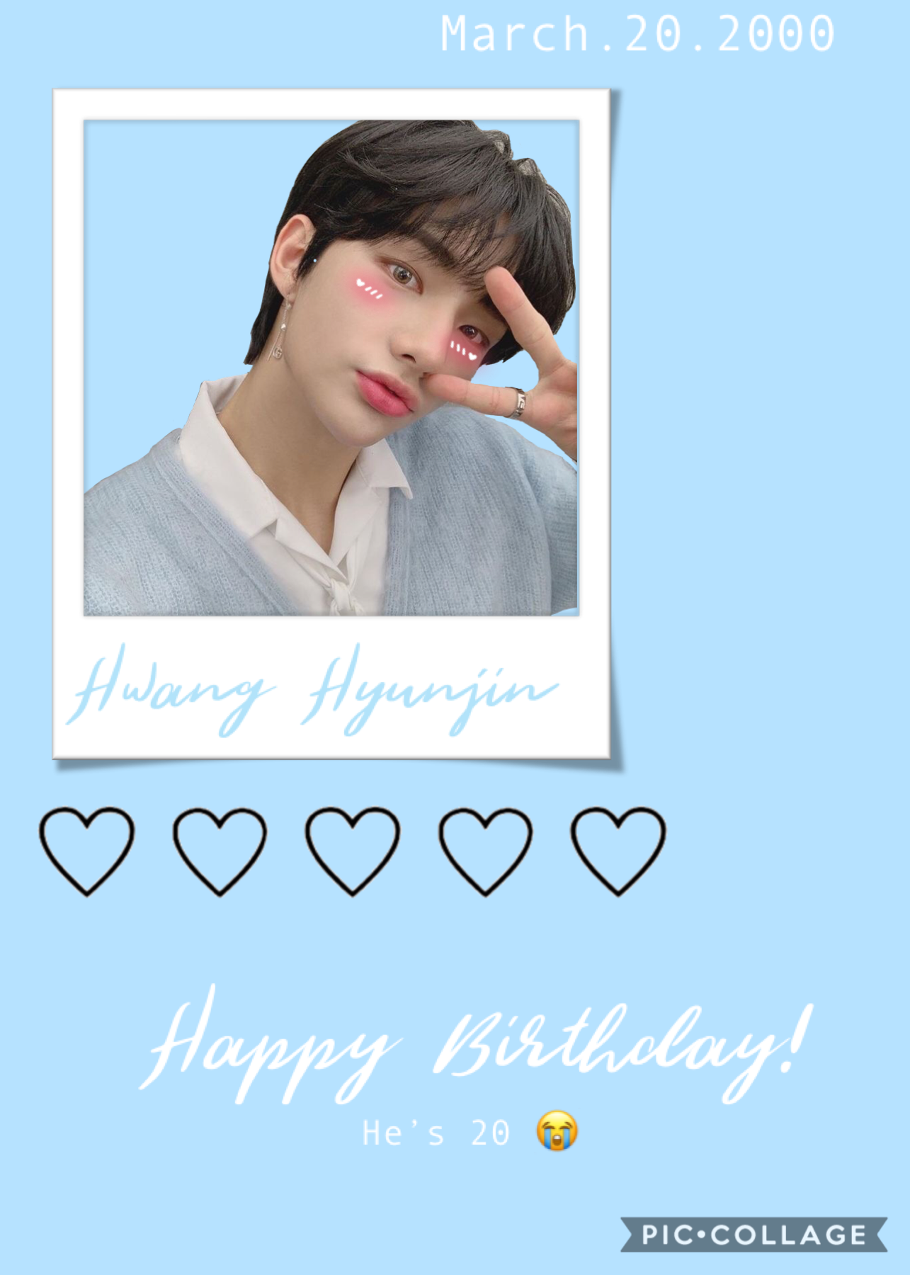 Happy birthday Hwang Hyunjin! (aka a drama queen 😂) I swear he is so talented and amazing!! Just not enough words to describe him! :))))