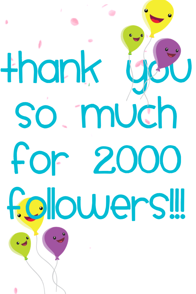 Thank you so much for 2000 followers!!! 💗 u guys!