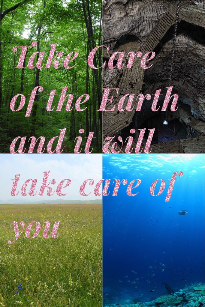 Take Care of the Earth and it will take care of you