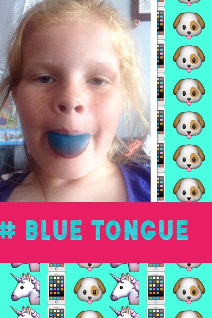 # blue tongue