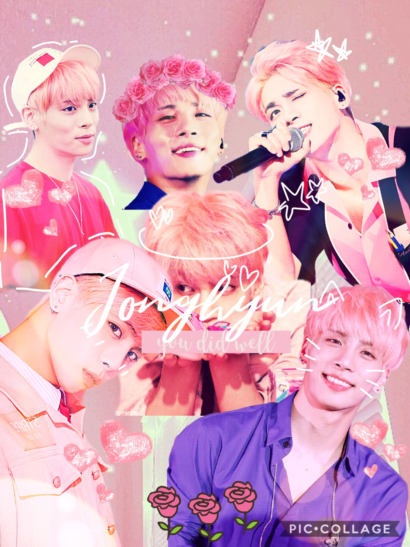 I didn't learn about Jonghyun's death until late November of last year (2018), so I wasn't aware of his death until fairly recently, but I really wanted to make this for him. (I wasn't even aware of Kpop in 2017)
