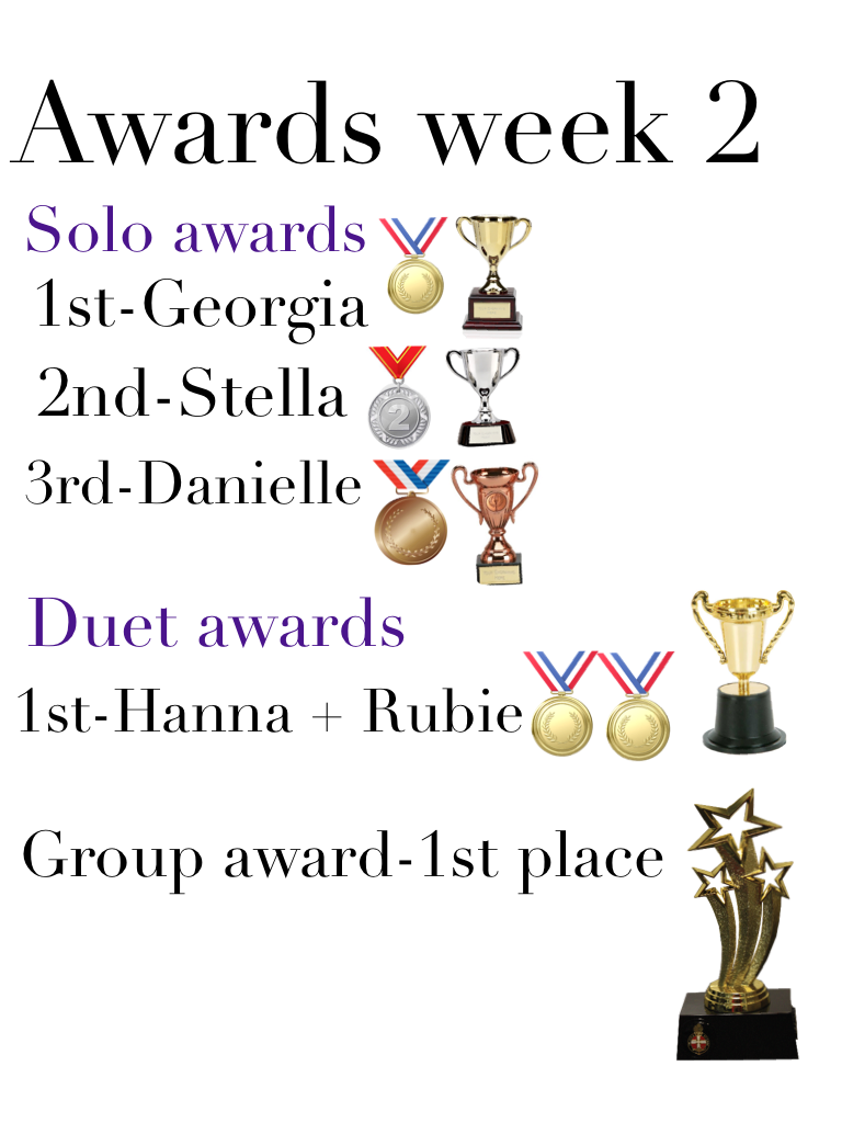 Awards week 2