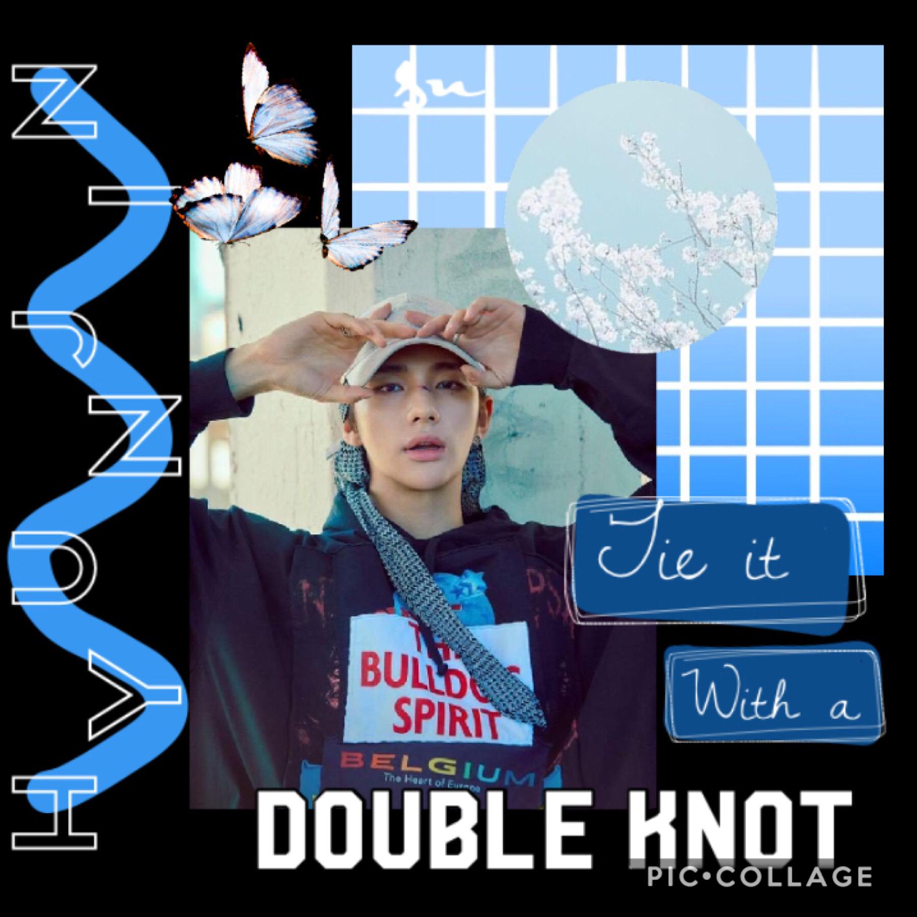 💙 tap 💙
Hyunjin double knot edit blue theme
