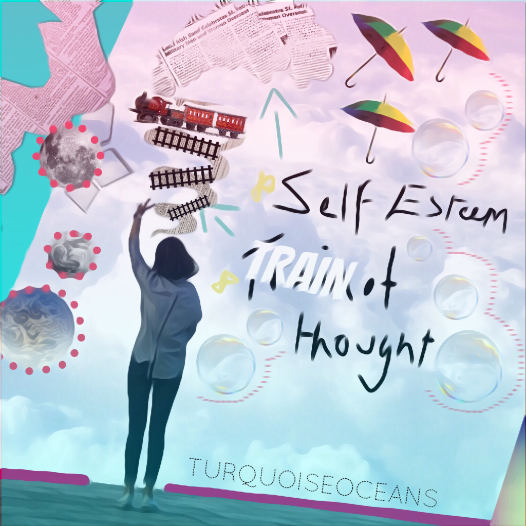 Self esteem and train of thought, more similar collages coming. I love my gasoline by Halsey theme and it will continue, but not as one, random ones will be randomly post. I just can't commit to one theme at the moment😅😉