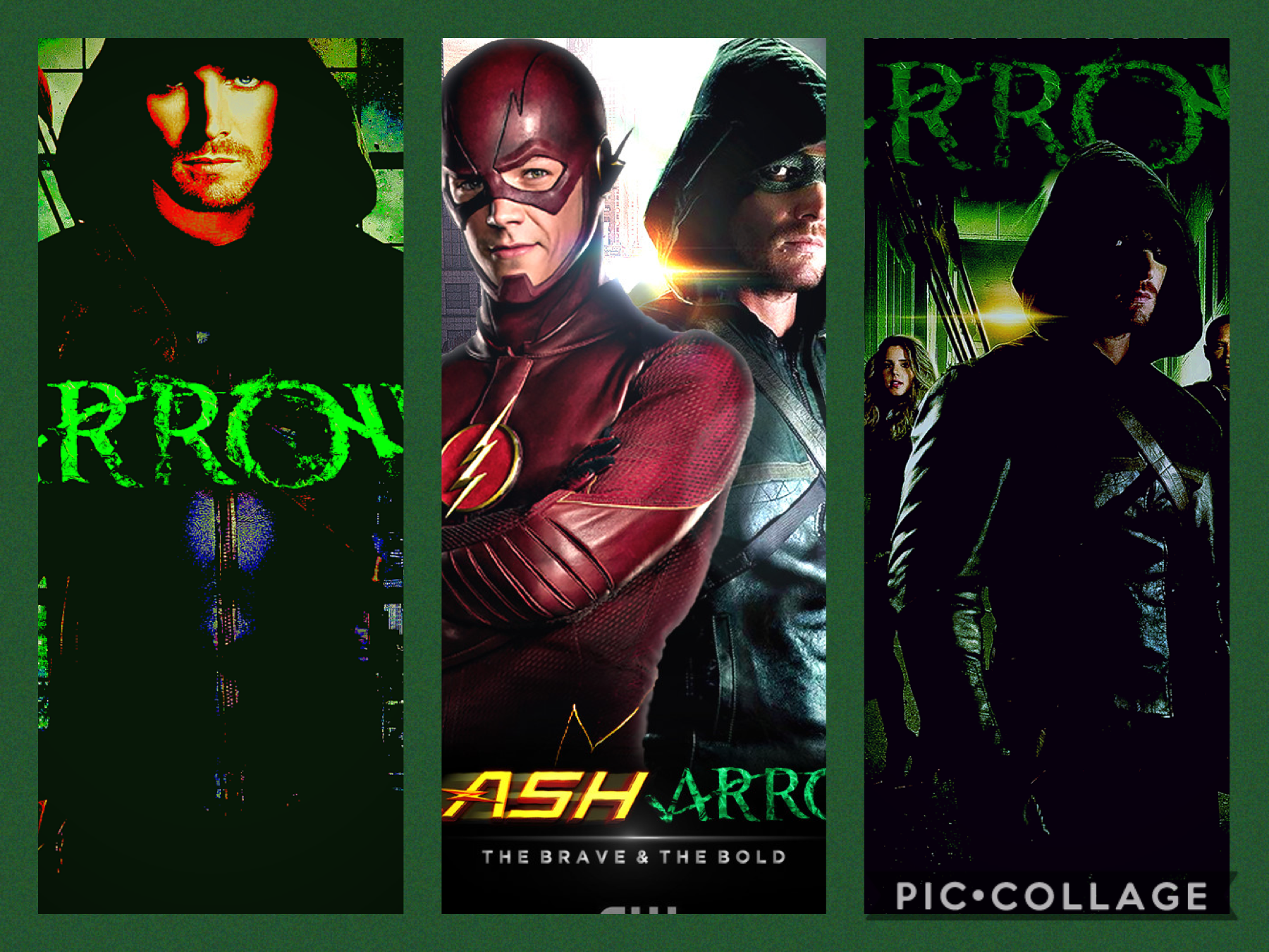 Arrow and flash