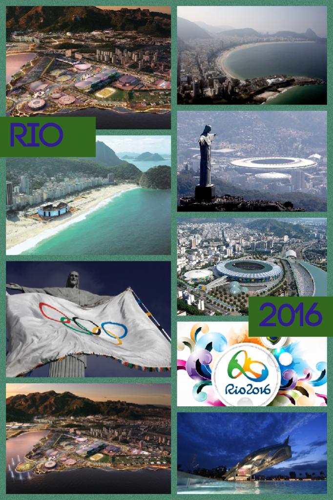In spirit of the Rio Olympics, 2016, I created this collage of Rio and the Olympic Village! #Rio #Olympics2016 #FTW #Sports #DreamBig ⚽️ 🏐 🏀 🎾 🏌 🏓 🏹 🏊 🚵🏻 🏋 🏆 🏅