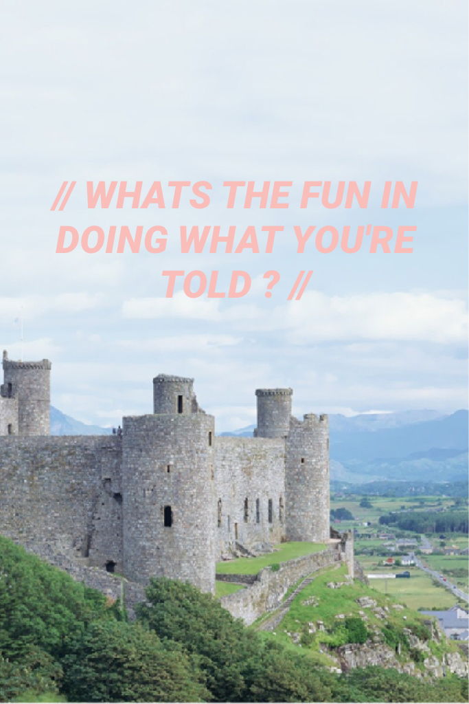 // WHATS THE FUN IN DOING WHAT YOU'RE TOLD ? // - // THE 1975 //